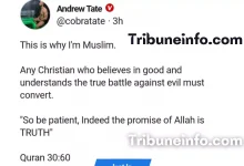 Andrew Tate Converts To Islam