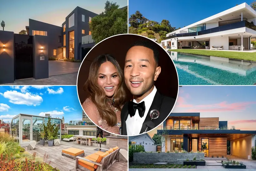 Chrissy Teigen and John Legend own four lavish homes